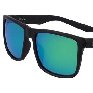 Dragon DR Meridien LL H2O 008 Sunglasses Matte Black / LL Green Ion Polarized